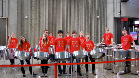 Steel discount drum orchestra